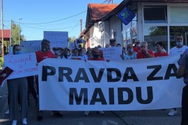 Protestna šetnja u Tuzli zbog smrti djevojčice Maide Džafić