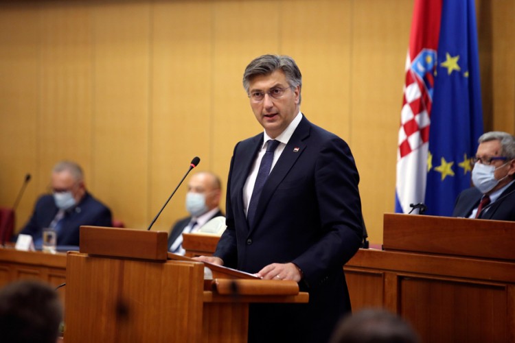 Plenković očekuje da protokol reguliše majice pripadnika HOS-a
