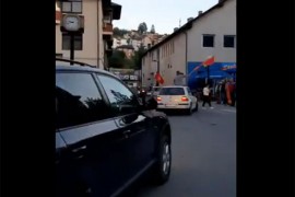Pristalice DPS u koloni automobila prošli kroz Rožaje
