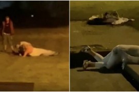 Mlada u vjenčanici nasrnula na gosta i tukla se s njim u blatu