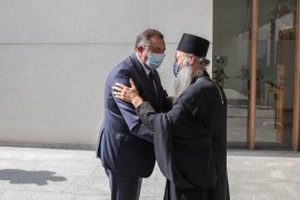 Mitropolit Porfirije: Dodikova posjeta pokazuje jedinstvo
