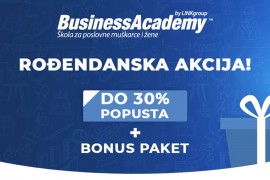 BusinessAcademy vam poklanja do 30% popusta i bonus paket za vrhunsko ...