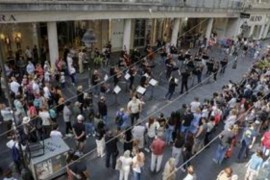 Beogradska filharmonija priredila koncert u Knez Mihailovoj