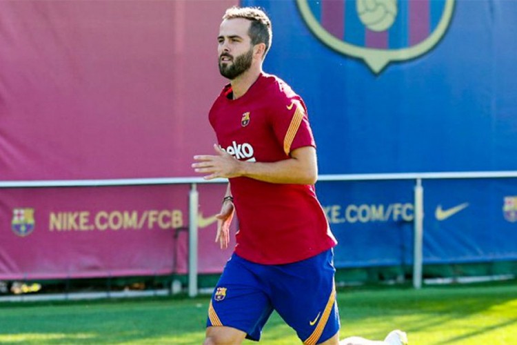 Miralem Pjanić obavio prvi trening u Barseloni