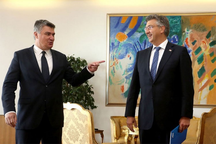 Plenković optužio Milanovića da radi protiv Štaba