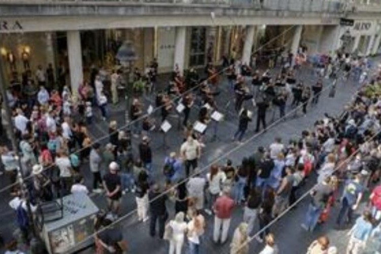 Beogradska filharmonija priredila koncert u Knez Mihailovoj
