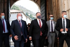 Pompeo u Dubrovniku, bezbjednosne mjere sa svih strana
