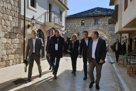 Dodik i Cvijanovićeva stigli u Andrićgrad