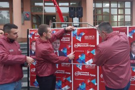 SNSD započeo kampanju u Mrkonjić Gradu, zalijepljeni plakati