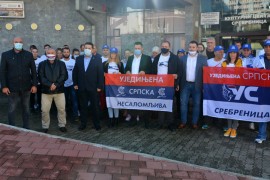 Stevandić u Srebrenici: Ne mogu nas zaustaviti podmetanjem