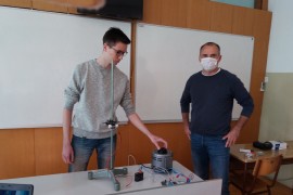 Gimnazijalac iz Trebinja sam izradio elektromagnetni top
