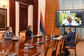 Višković sa Petrijem o novom programu podrške MMF-a