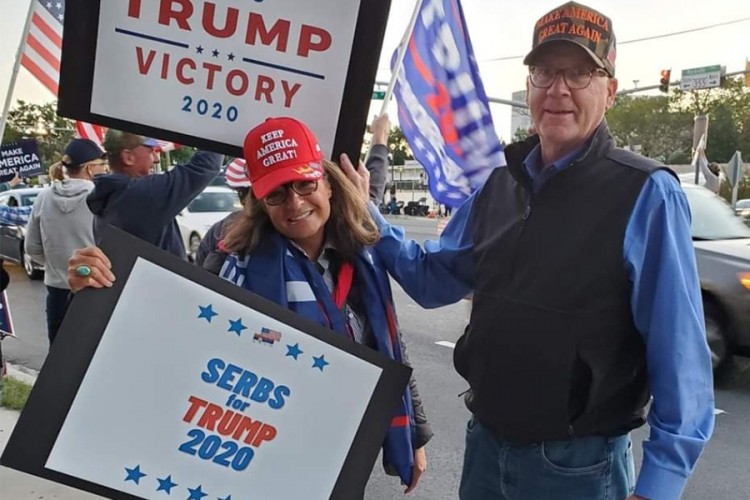 Srbi za Trampa organizovali skup podrške američkom predsjedniku