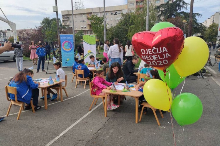 Djeca na Gradskom trgu ozvaničila početak Dječije nedjelje