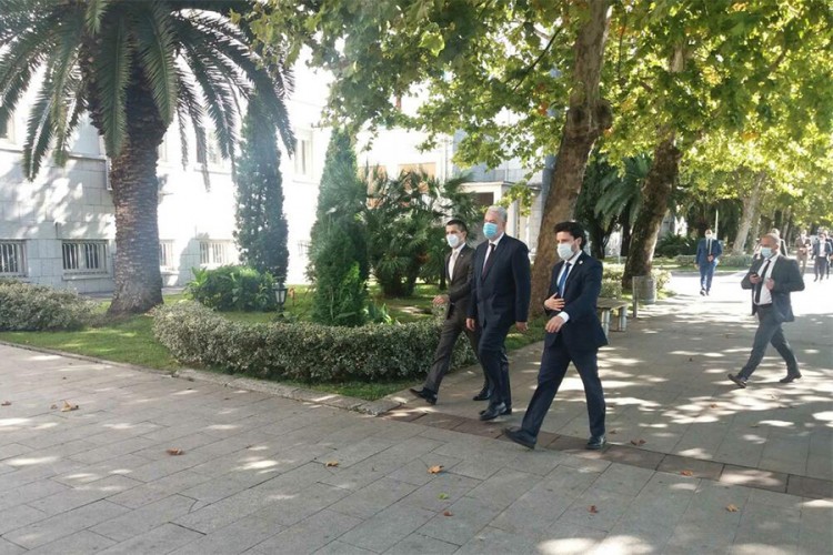 Krivokapić, Bečić i Abazović kod Ðukanovića