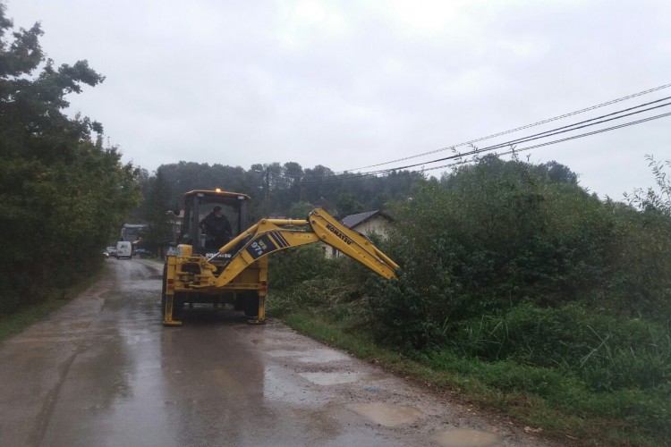 Zaplavljena dvorišta u banjalučkom naselju Dragočaj