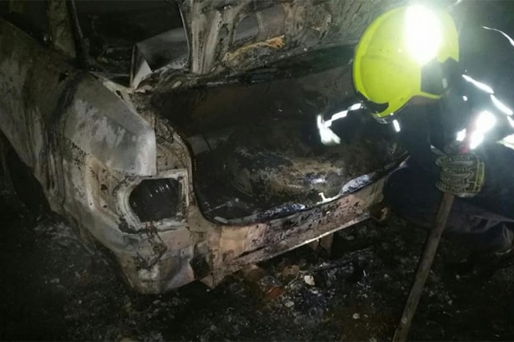 Izgorio automobil kod Banjaluke