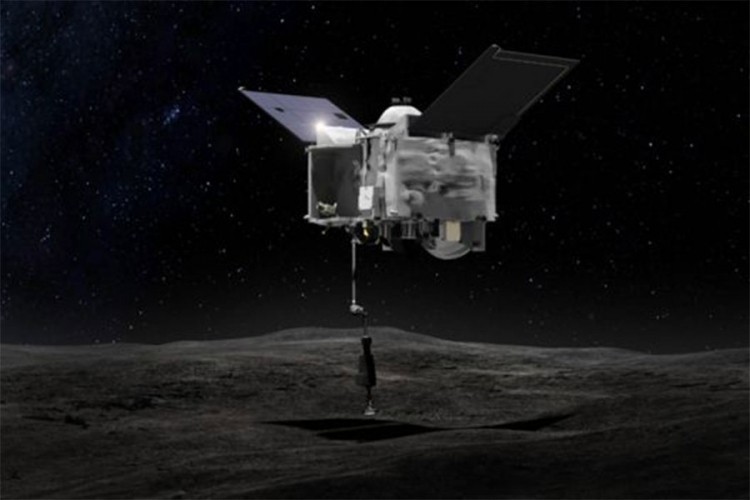Nasin materijal sa asteroida "Benu" rasut u svemiru