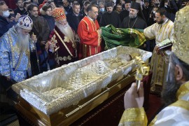 Liturgija u Sabornoj crkvi, vjernici odali poštu patrijarhu Irineju