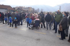 Protest građana zbog ubistva mladića u Otesu