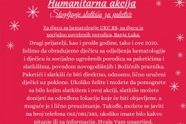 Humanitarna akcija prikupljanja slatkiša za djecu sa Hematologije