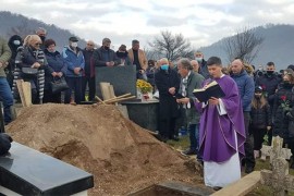 Sahranjen Pero Gudelj, osnivač kompanije FIS