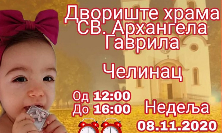 Humanitarni bazar za malenu Minju Matić u nedjelju u Čelincu