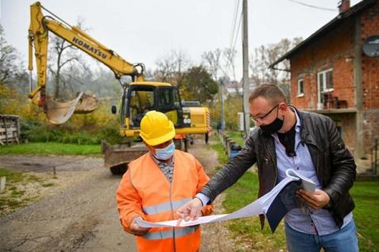 Počela gradnja kanalizacije u Ulici Goluba Babića
