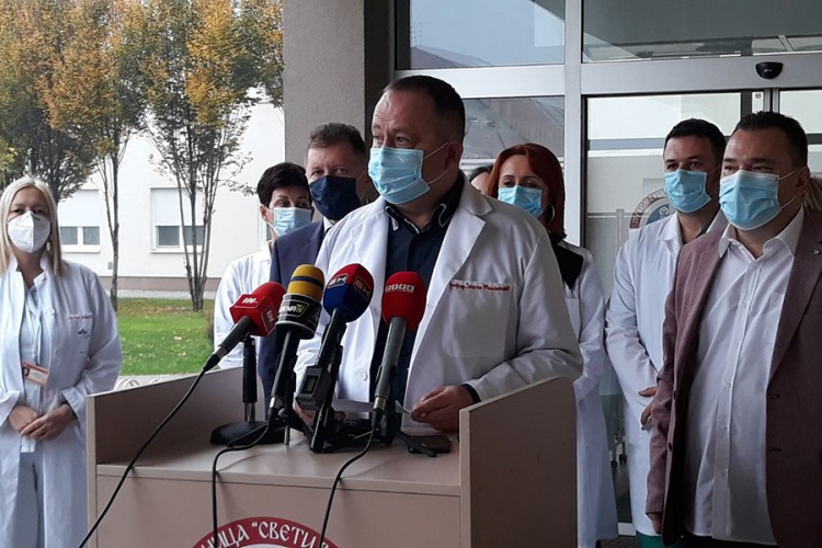 Maksimović: Više od 60 odsto oboljelih u odnosu na broj testiranih