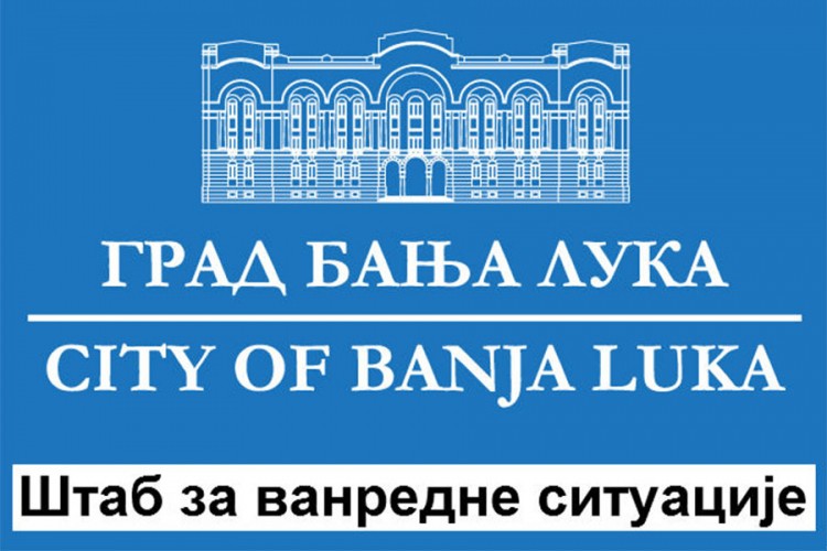Sjednica banjalučkog Gradskog štaba za vanredne situacije (uživo)