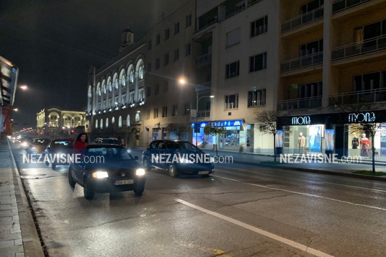 Glasači Draška Stanivukovića slave na ulicama Banjaluke