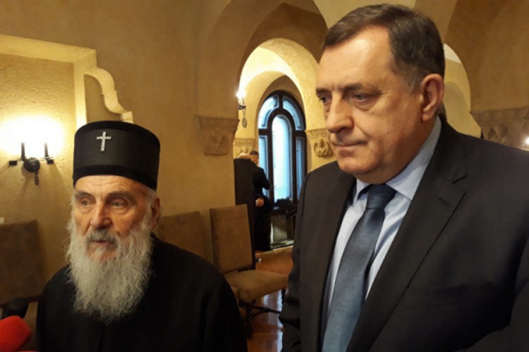 Dodik: Odlaskom patrijarha Irineja RS izgubila velikog prijatelja