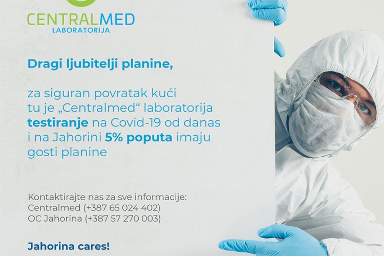 Laboratorija za testiranje na koronu i na Jahorini