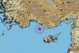 Jak zemljotres pogodio tursku provinciju Antalija