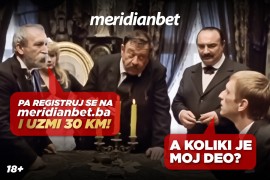 Besplatno sportsko klađenje, bez rizika! 30 KM Meridian poklon!