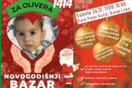 Humanitarni bazar za Olivera 26. decembra u Banjaluci