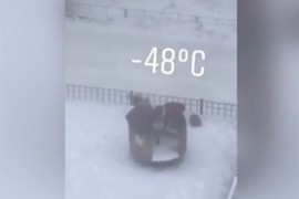 Pustili đake iz škole zbog minus 48, oni otišli da se igraju