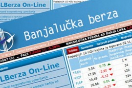 Promet na Banjalučkoj berzi 1,83 miliona KM