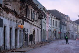 Snimak Petrinje iz vazduha nekoliko sati nakon zemljotresa