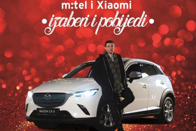 Nagradna igra m:tel i Xiaomi: Šansa da osvojite Mazdu CX3
