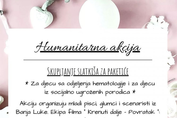 Mladi umjetnici pokrenuli akciju prikupljanja slatkiša za djecu sa hematologije