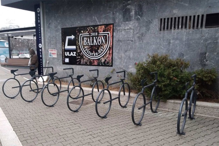 U Banjaluci postavljen još jedan parking za bicikle