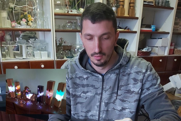 Epoksi smola u rukama samoukog zanatlije postaje umjetnost