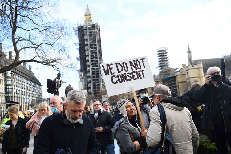 London: Hapšenja na demonstracijama protiv mjera vlade