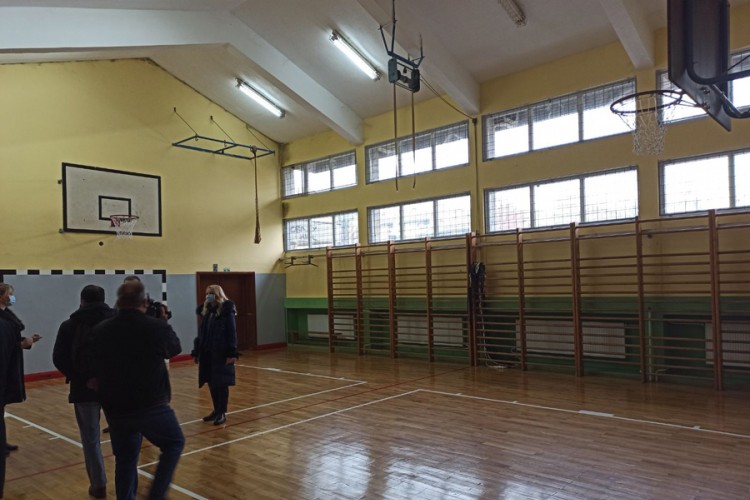 Sanirana fiskulturna sala Centra za rehabilitaciju slušanja i govora