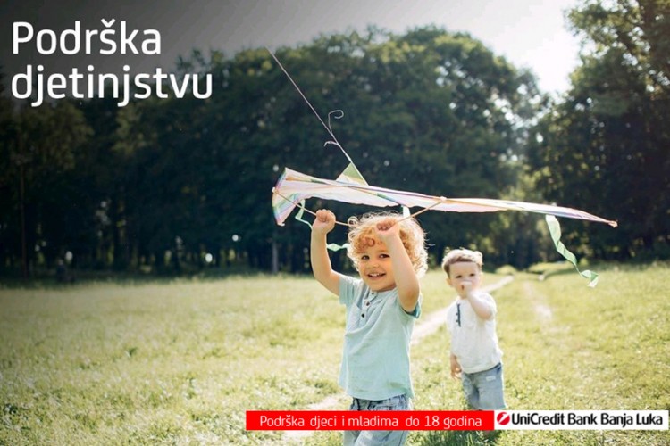 Kroz "Podršku djetinjstvu" UniCredit u BiH donira 30.000 evra
