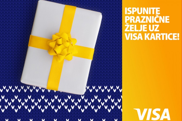 Ispunite praznične želje i uštedite uz Visa kartice