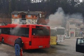 Zapalio se autobus u Širokom Brijegu
