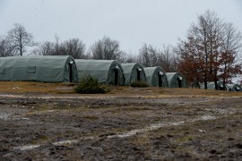 Stigli kreveti i dušeci za šatore u kampu "Lipa"
