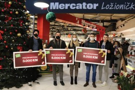 Uručene glavne nagrade Mercatorove nagradne igre